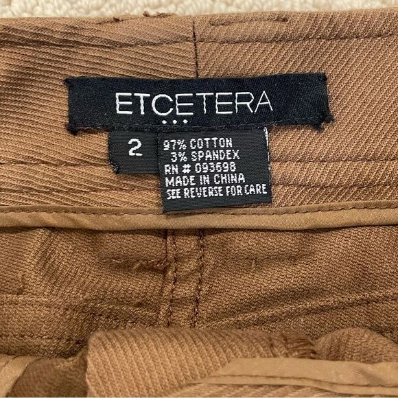 EUC ETCETERA Rich chestnut Etcetera skirt Sz. 2 - Picture 4 of 4